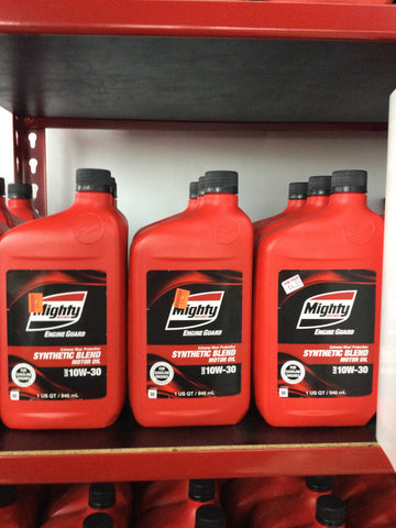 Mighty Synthetic Blend Motor Oil SAE 10W30 (1 QT)