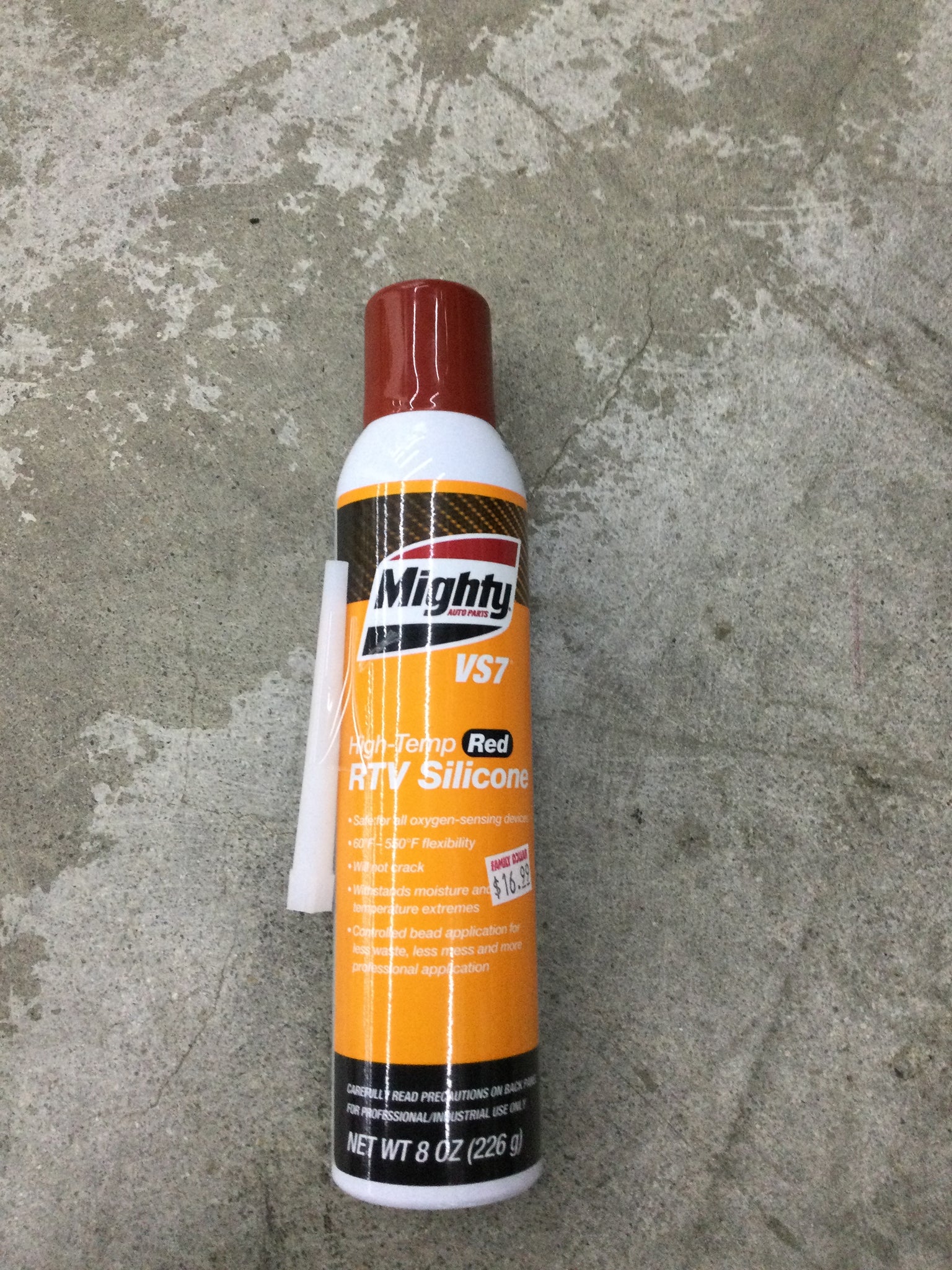 MIIGHTY HI TEMP RED RTV SILICONE SEALANT