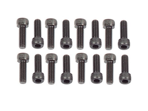MR. GASKET HEADER BOLTS - M8-1.25 X 25MM SOCKET HEAD - BLACK OXIDE