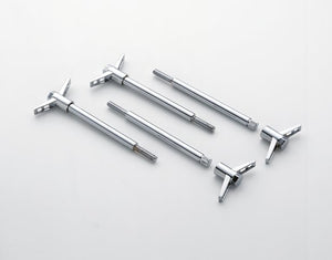 MR. GASKET VALVE COVER DELUXE WING BOLTS - 1/4-20 X 1 INCH - CHROME