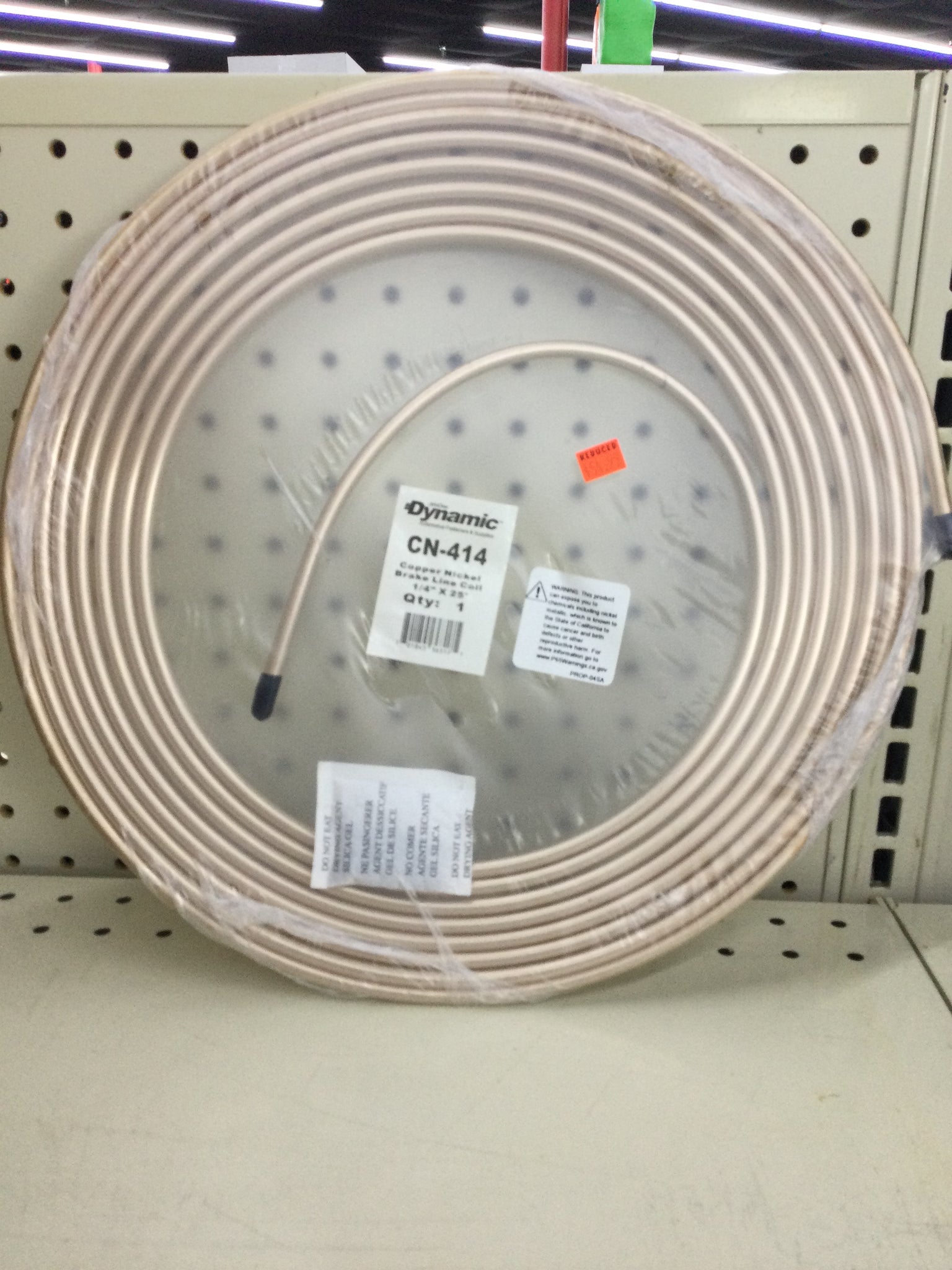 Copper Nickel Brake Line CN-414 1/4" X 25'