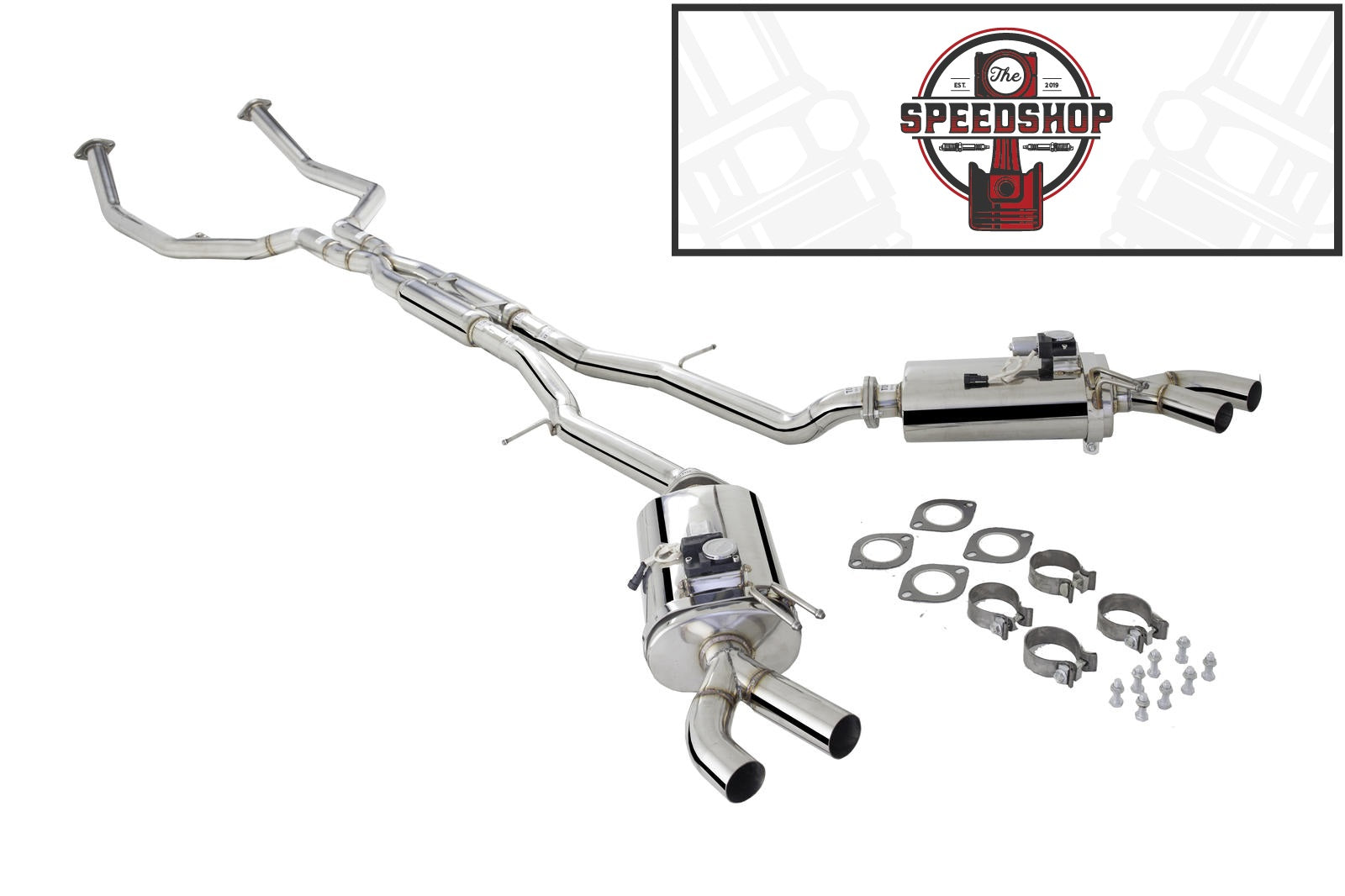 XForce Varex Exhaust Systems ES-KS17-VMK-CBS Cat-Back, Split Rear, 2018-22 Kia Stinger