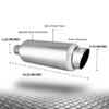 DC Sports Universal Muffler EX-5016
