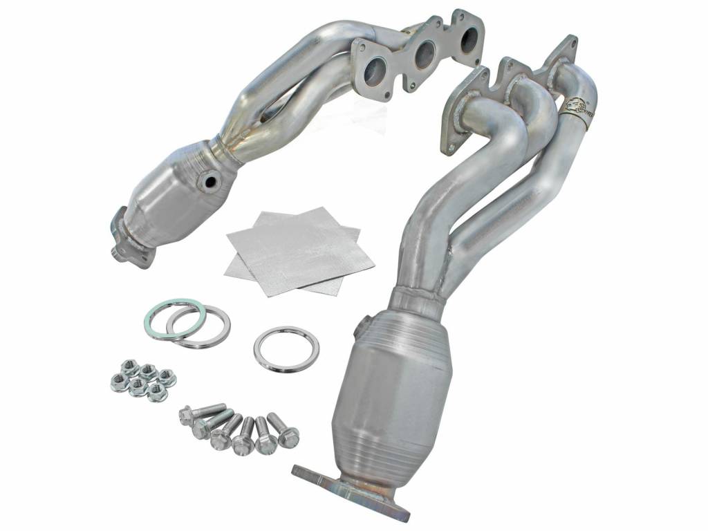 AFE-48-46001-HC Twisted Steel Header 409 Stainless Steel w/ Cat