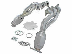 AFE-48-46001-HC Twisted Steel Header 409 Stainless Steel w/ Cat