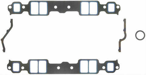 Fel-Pro 1205 SBC Intake Gaskets Printoseal, 2.09 in. x 1.28 in. Port, .060 in. Thick,