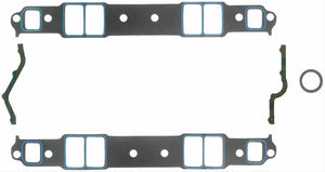 FelPro 1206 SBC Intake Gaskets Printoseal, 2.21 in. x 1.31 in. Port, .060 in. Thick