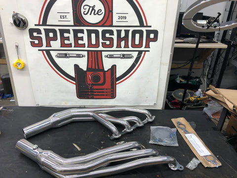 Hooker 2293-1HKR Super Comp Headers Ceramic 1955-1957 Chevys; LS