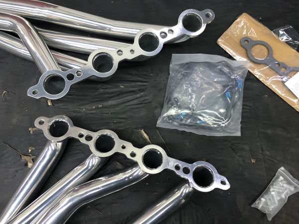 Hooker 2293-1HKR Super Comp Headers Ceramic 1955-1957 Chevys; LS