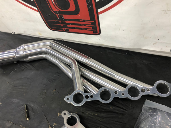 Hooker 2293-1HKR Super Comp Headers Ceramic 1955-1957 Chevys; LS