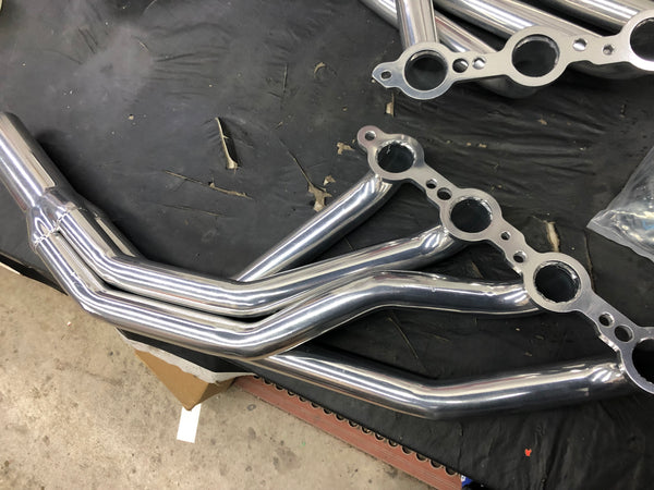Hooker 2293-1HKR Super Comp Headers Ceramic 1955-1957 Chevys; LS