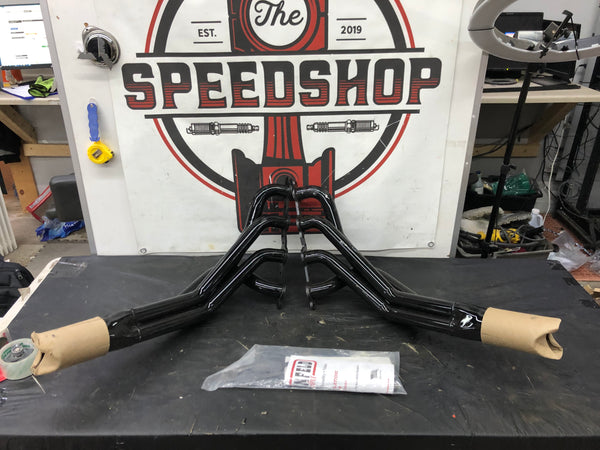Schoenfeld Stock Clip Headers 156LS1 Circle Track,  4-1 One-Piece