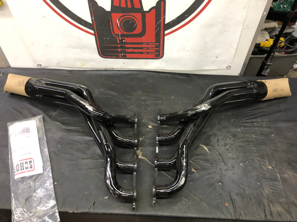 Schoenfeld Stock Clip Headers 156LS1 Circle Track,  4-1 One-Piece