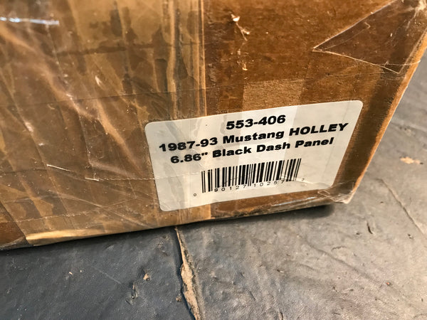 Holley 553-406 1987-1993 Ford Mustang Dash Bezel, 6.86 Inch Dash