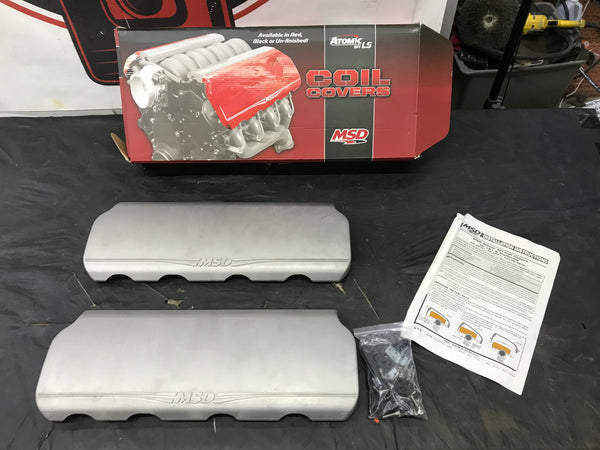MSD 29721 Ignition Atomic LS Coil Covers LS1/LS6 Natural