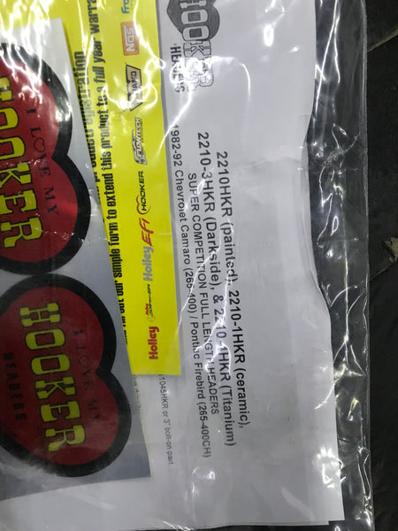 Hooker 2210HKR Super Comp Long Tube Header 1982-1992 Camaro/Firebird/Trans