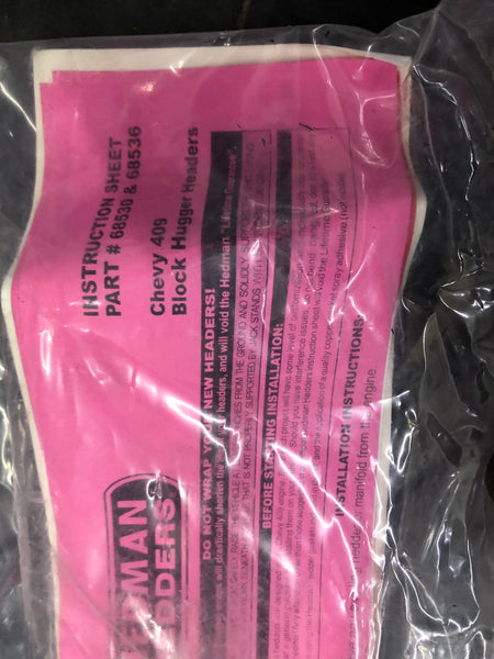 Hedman 68530 Traditional Block Hugger Headers  For Chevy 409