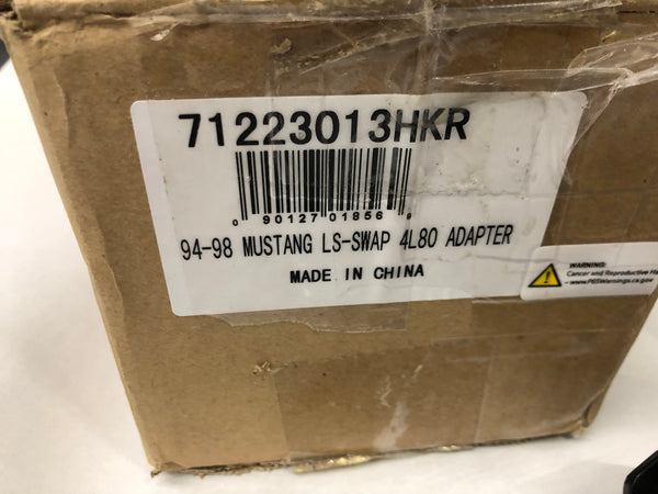 Hooker Blackheart 71223013HKR Trans Adapter 94-98 Mustang LS Swap 4L80E/4L85E