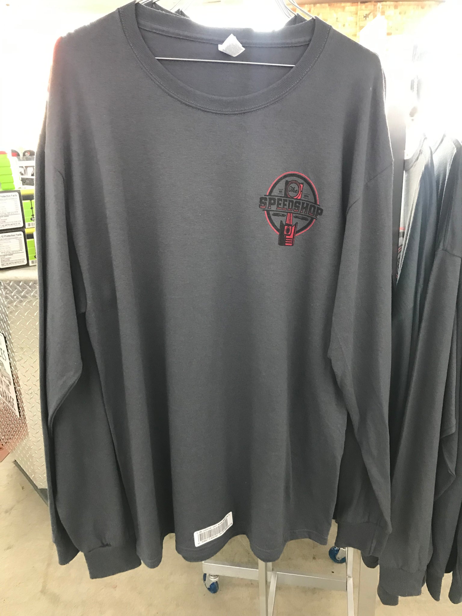 Speedshop Apparel - Medium Charcoal Grey Long Sleeve Shirt