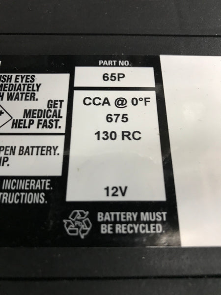 Mighty Pro Battery 65P    675CCA