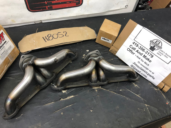 Patriot H8052 Raw Finish Exhaust Tight Tuck Headers Small Block Chevy 265-400