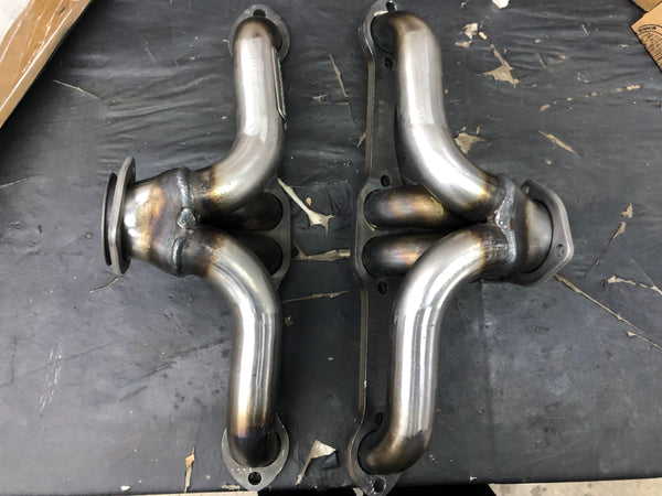 Patriot H8052 Raw Finish Exhaust Tight Tuck Headers Small Block Chevy 265-400