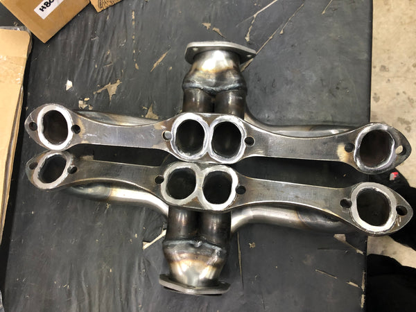 Patriot H8052 Raw Finish Exhaust Tight Tuck Headers Small Block Chevy 265-400