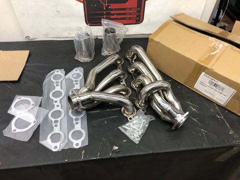 Flowtech 11579FLT Polished Shorty Headers 1982-2004 S-10 2WD LS Swap