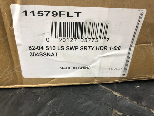 Flowtech 11579FLT Polished Shorty Headers 1982-2004 S-10 2WD LS Swap