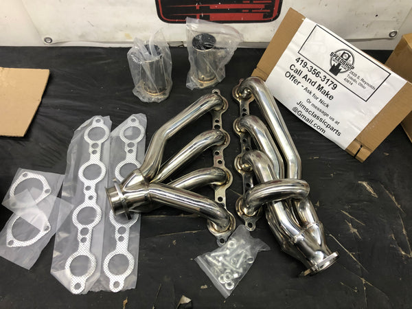 Flowtech 11579FLT Polished Shorty Headers 1982-2004 S-10 2WD LS Swap