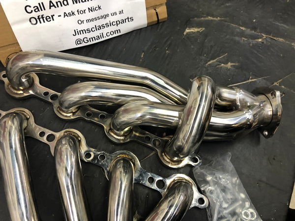 Flowtech 11579FLT Polished Shorty Headers 1982-2004 S-10 2WD LS Swap