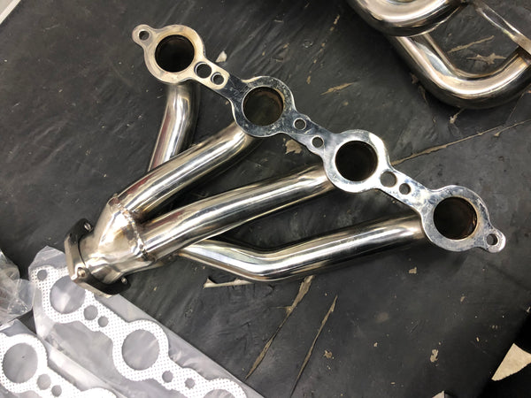 Flowtech 11579FLT Polished Shorty Headers 1982-2004 S-10 2WD LS Swap