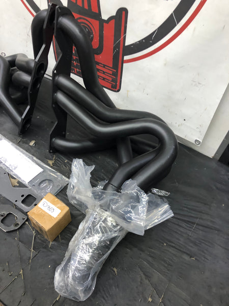 Doug's D365-B Black Hi-Temp Coated Headers 1962-1967 Chevy II/Nova Small Block 265-400 Fenderwell Exit