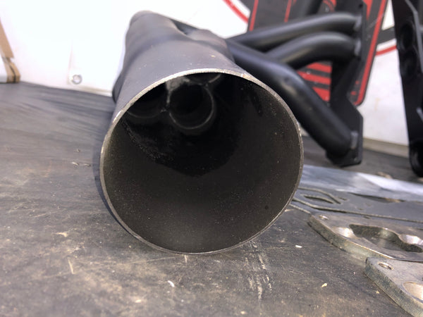 Doug's D365-B Black Hi-Temp Coated Headers 1962-1967 Chevy II/Nova Small Block 265-400 Fenderwell Exit