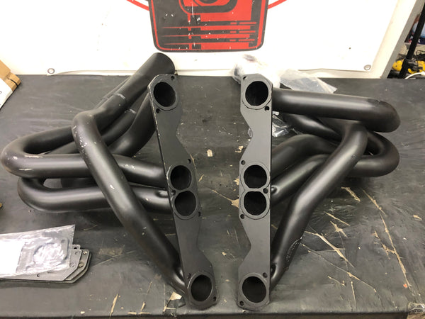 Doug's D365-B Black Hi-Temp Coated Headers 1962-1967 Chevy II/Nova Small Block 265-400 Fenderwell Exit