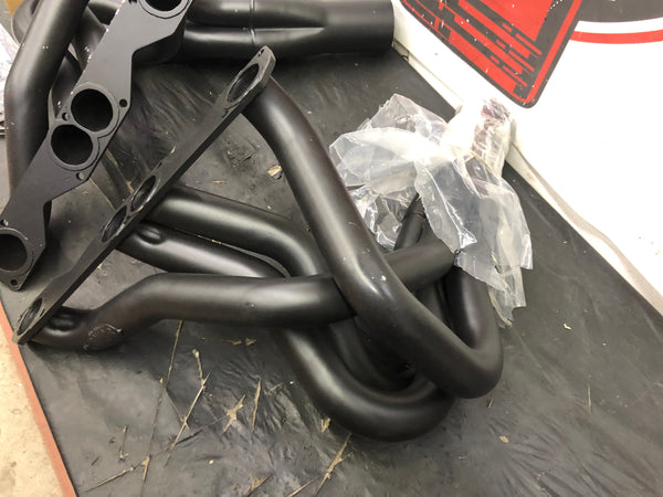 Doug's D365-B Black Hi-Temp Coated Headers 1962-1967 Chevy II/Nova Small Block 265-400 Fenderwell Exit