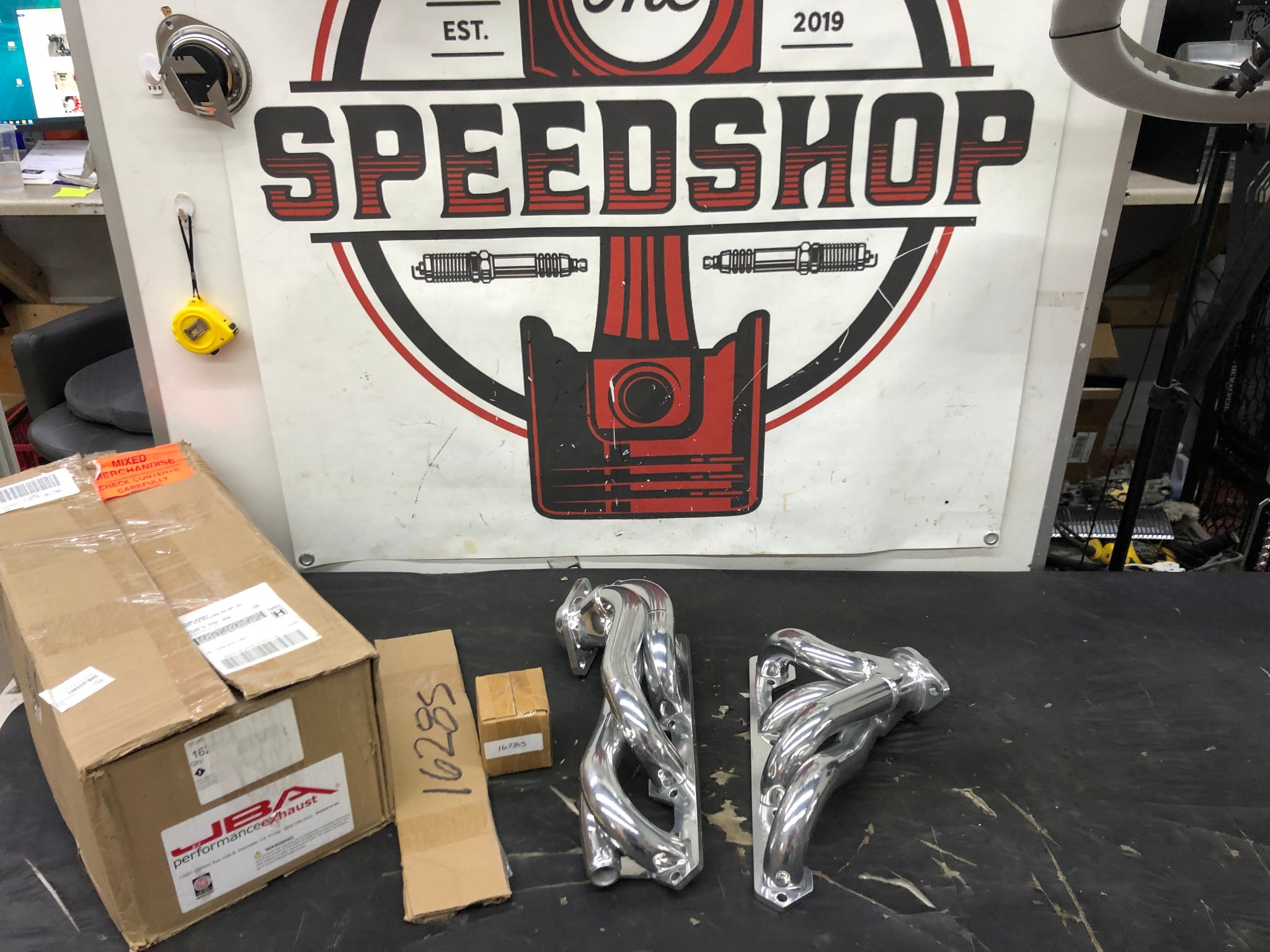 JBA Racing Headers 1628SJS Silver Ceramic Shorty fits 1986-96 Ford Truck 5.8L