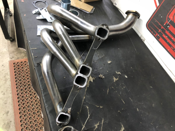 Doug's Headers D329-R Fenderwell Exit Raw Steel Fits 1962-1967 Chevy II Nova SBC