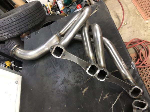 Doug's Headers D329-R Fenderwell Exit Raw Steel Fits 1962-1967 Chevy II Nova SBC