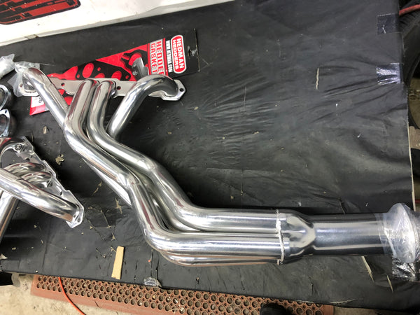 Hedman 66004 Standard Duty HTC Coated Full-Length Headers 1955-57 Chevy Bel Air & 150/210 Series 283-400