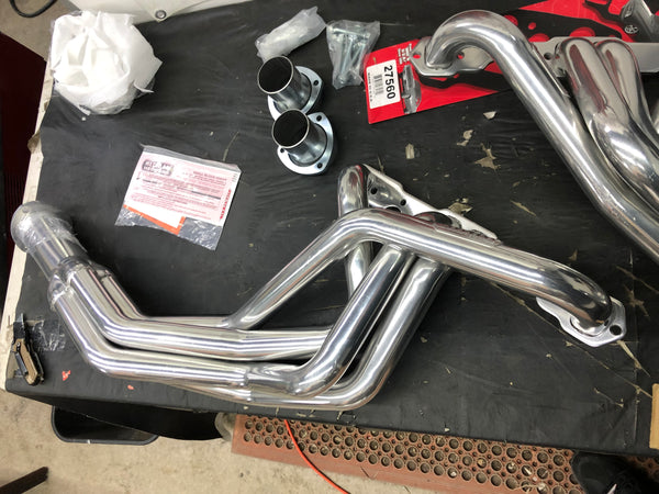Hedman 66004 Standard Duty HTC Coated Full-Length Headers 1955-57 Chevy Bel Air & 150/210 Series 283-400