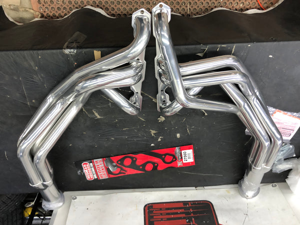 Hedman 66004 Standard Duty HTC Coated Full-Length Headers 1955-57 Chevy Bel Air & 150/210 Series 283-400