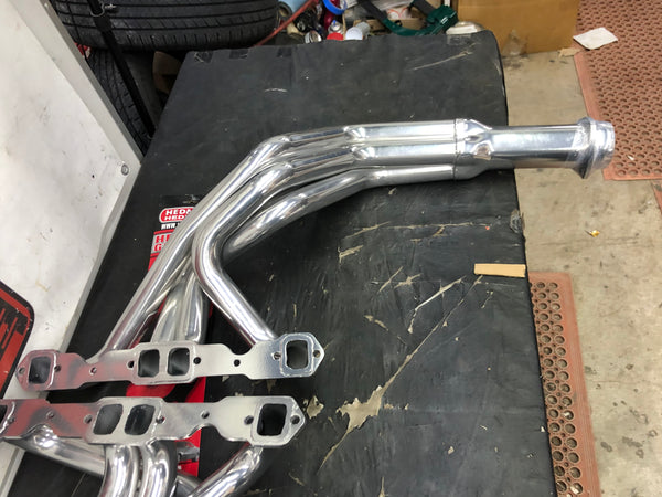 Hedman 66004 Standard Duty HTC Coated Full-Length Headers 1955-57 Chevy Bel Air & 150/210 Series 283-400