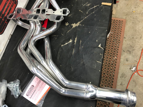 Hedman 66004 Standard Duty HTC Coated Full-Length Headers 1955-57 Chevy Bel Air & 150/210 Series 283-400