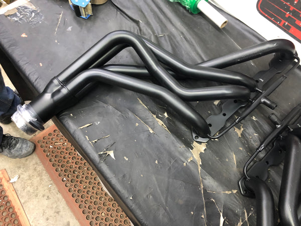 Hedman 61273 - ELITE Ultra Duty Headers Long Tube (w/ A.I.R.) (Black Maxx)