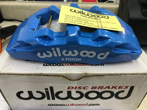 Wilwood Forged DynaPro 6A Lug Mount Calipers 120-13429-BK (Light Blue Custom Shop)