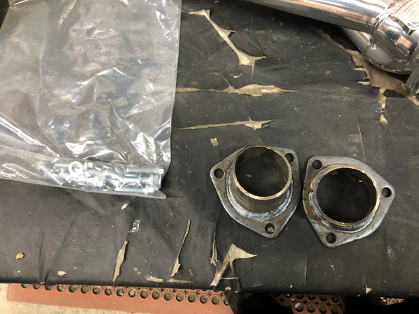 Sanderson LS150-SEC Header Set, Silver Ceramic Coated GM LS Engines 1.5" Tubes