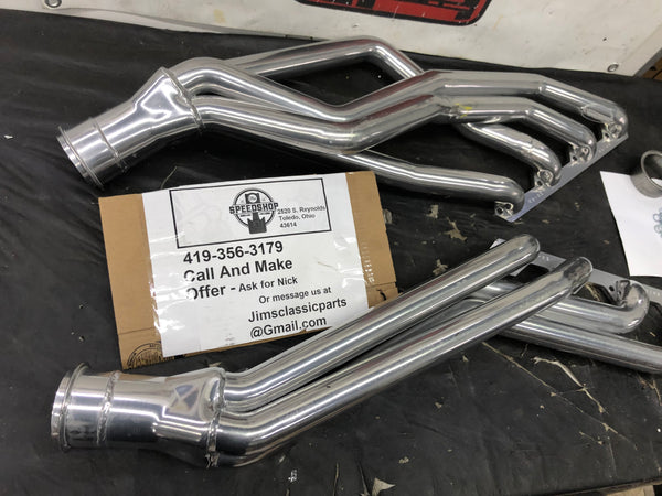 JBA 6616SJS Ceramic Headers Long Tube Fit 1965-73 Ford Mustang 351W SBF 1-3/4in