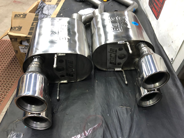 Borla 11816 ATAK Axle-Back Exhaust for 2005-2008 Corvette 6.0L / 6.2L