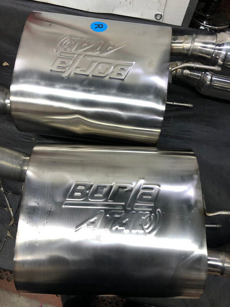 Borla 11816 ATAK Axle-Back Exhaust for 2005-2008 Corvette 6.0L / 6.2L